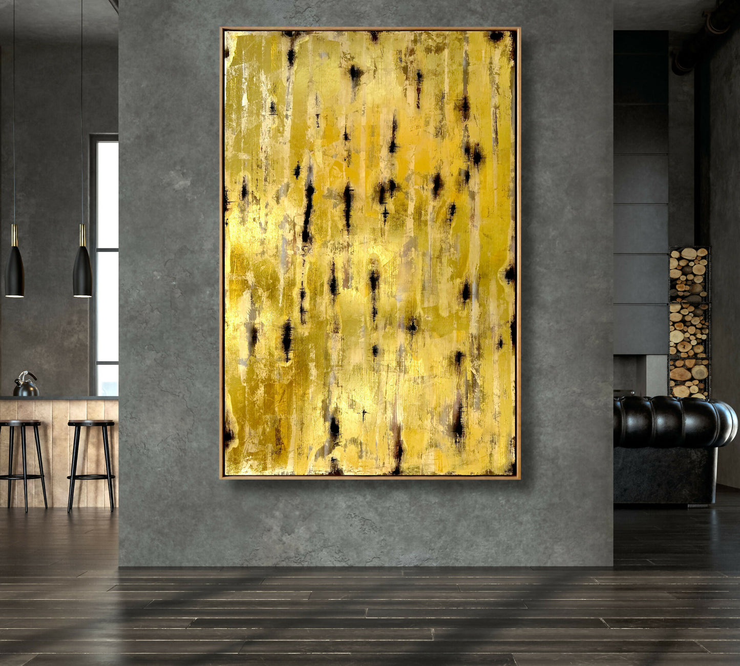 fracture-lumiere-gold-abstract-deborah-lang-art-6
