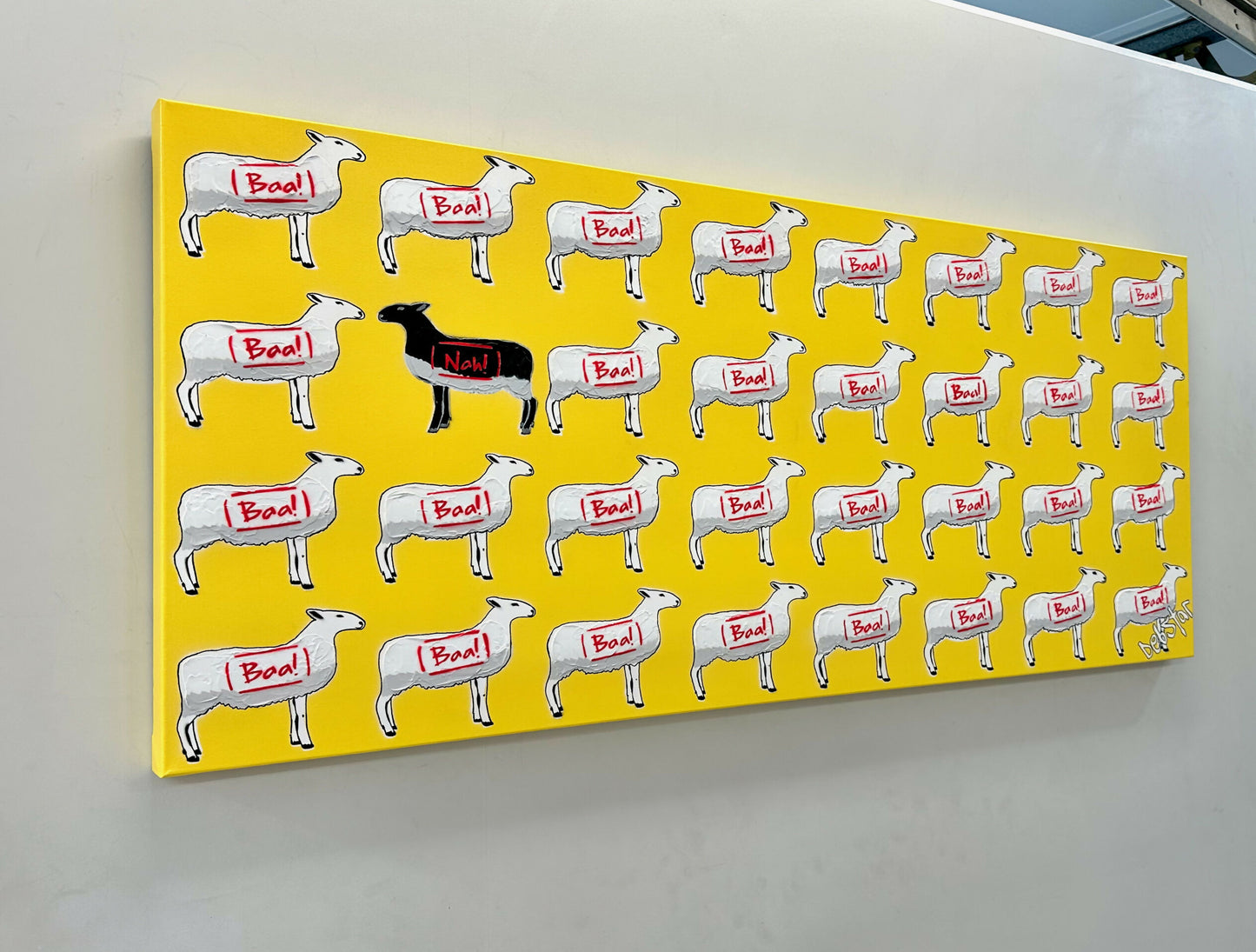 the-black-sheep-yellow-urban-pop-art-deborah-lang-debstar-art-canvas-3