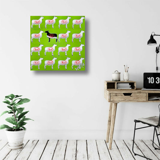 the-black-sheep-green-urban-pop-art-deborah-lang-debstar-art-canvas-2