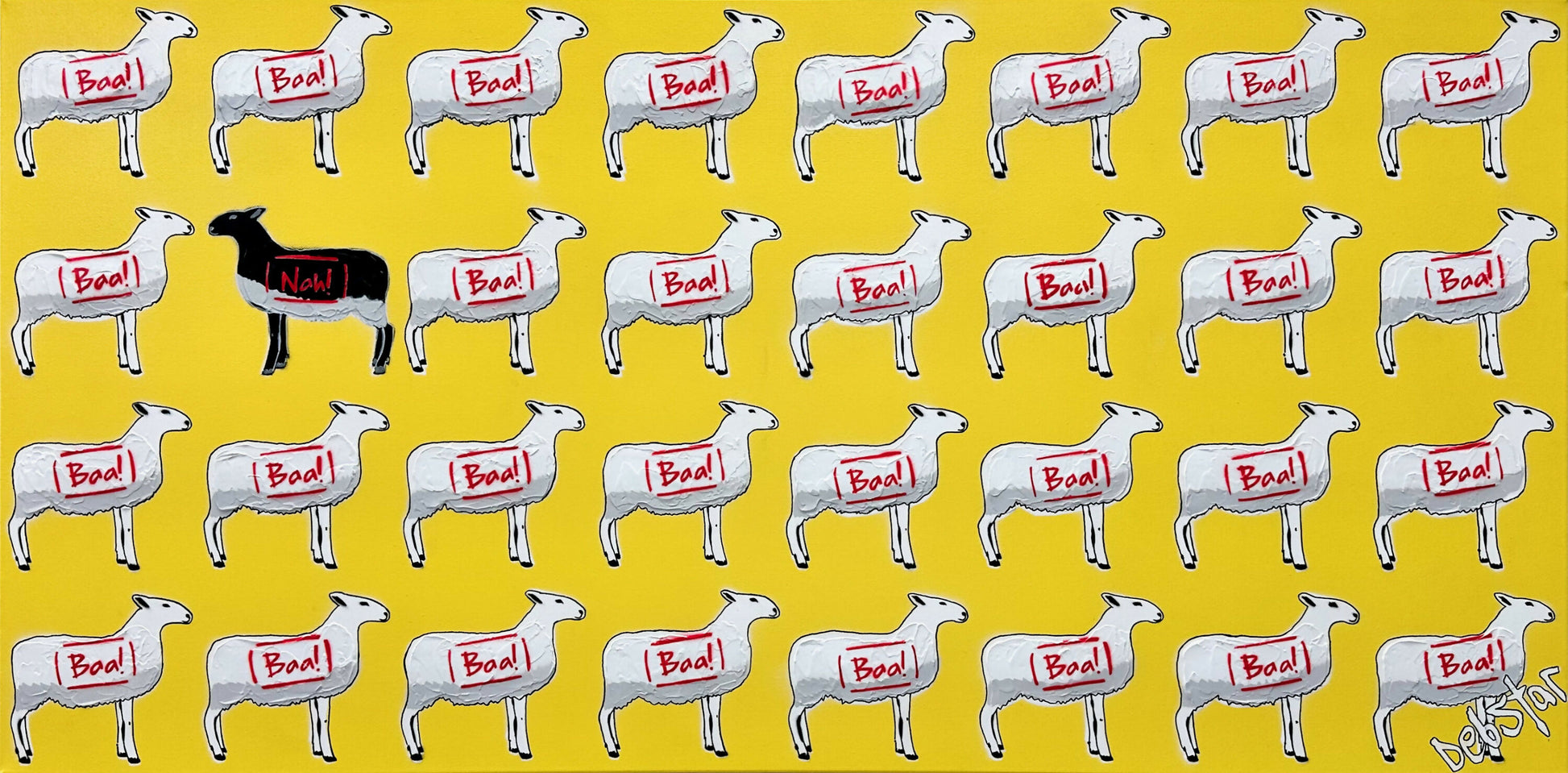 the-black-sheep-yellow-urban-pop-art-deborah-lang-debstar-art-canvas-1