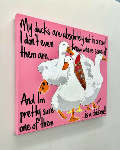 ducks-in-a-row-pink-chicken-pop-art-deborah-lang-debstar-art-urban-canvas-3