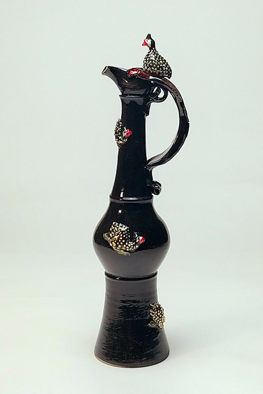 Ewer with Spotted Fowl